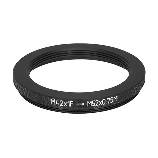 M42x1 female to M52x0.75 male thread adapter