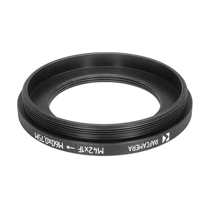 M42x1 female to M60x0.75 male thread adapter