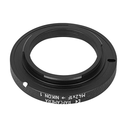 M42x1 female thread to Nikon 1 camera mount adapter for helicoids
