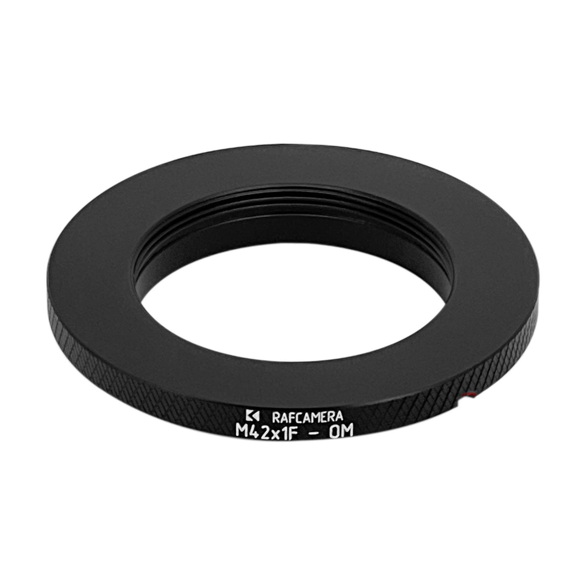 M42x1 female thread to Olympus OM camera mount adapter