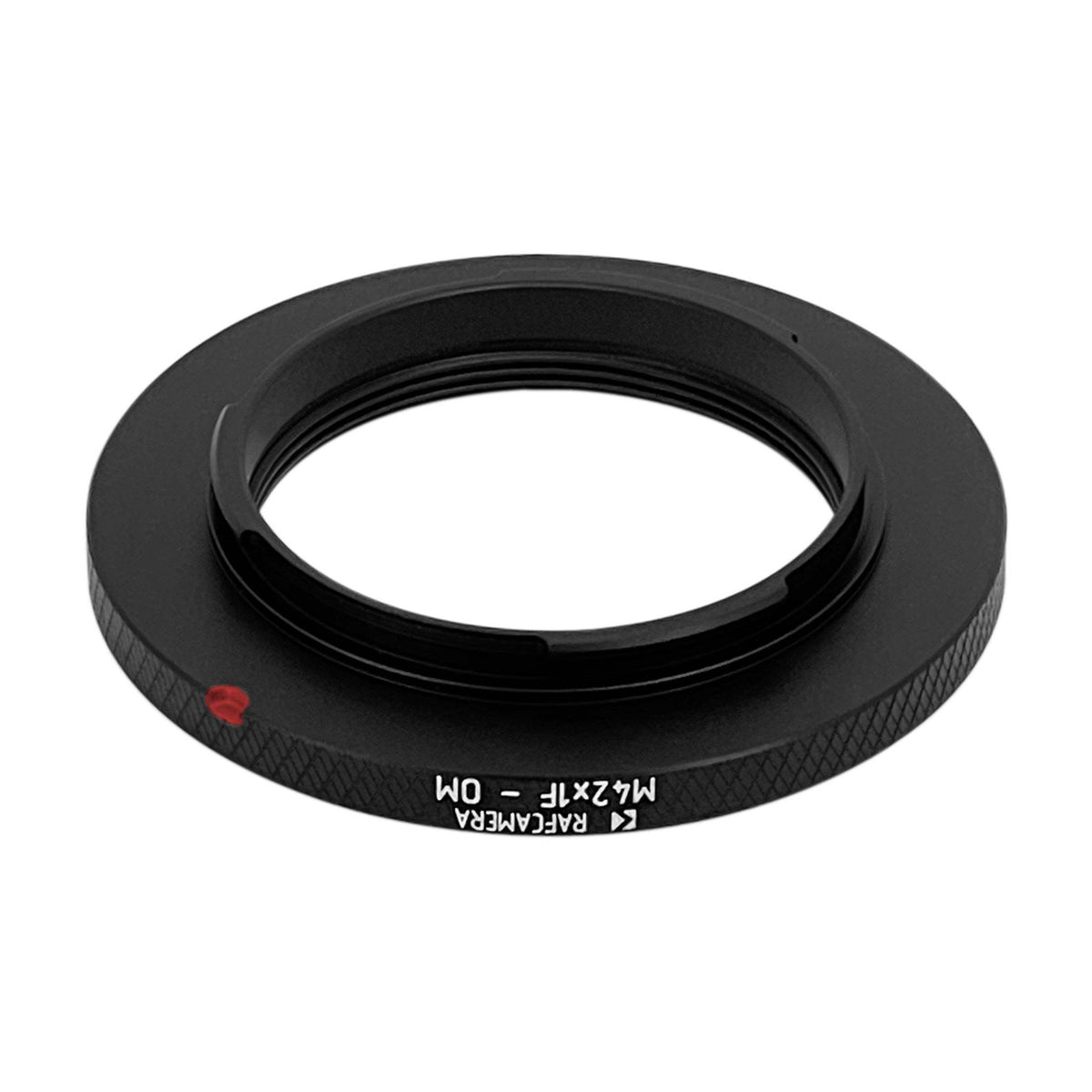 M42x1 female thread to Olympus OM camera mount adapter