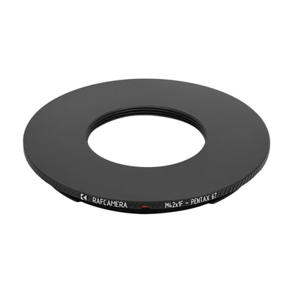 M42x1 female thread to Pentax 67 camera mount adapter