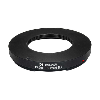 M42x1 female thread to Rolleiflex SLX camera mount adapter