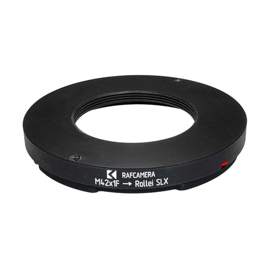M42x1 female thread to Rolleiflex SLX camera mount adapter