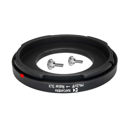M42x1 female thread to Rolleiflex SLX camera mount adapter