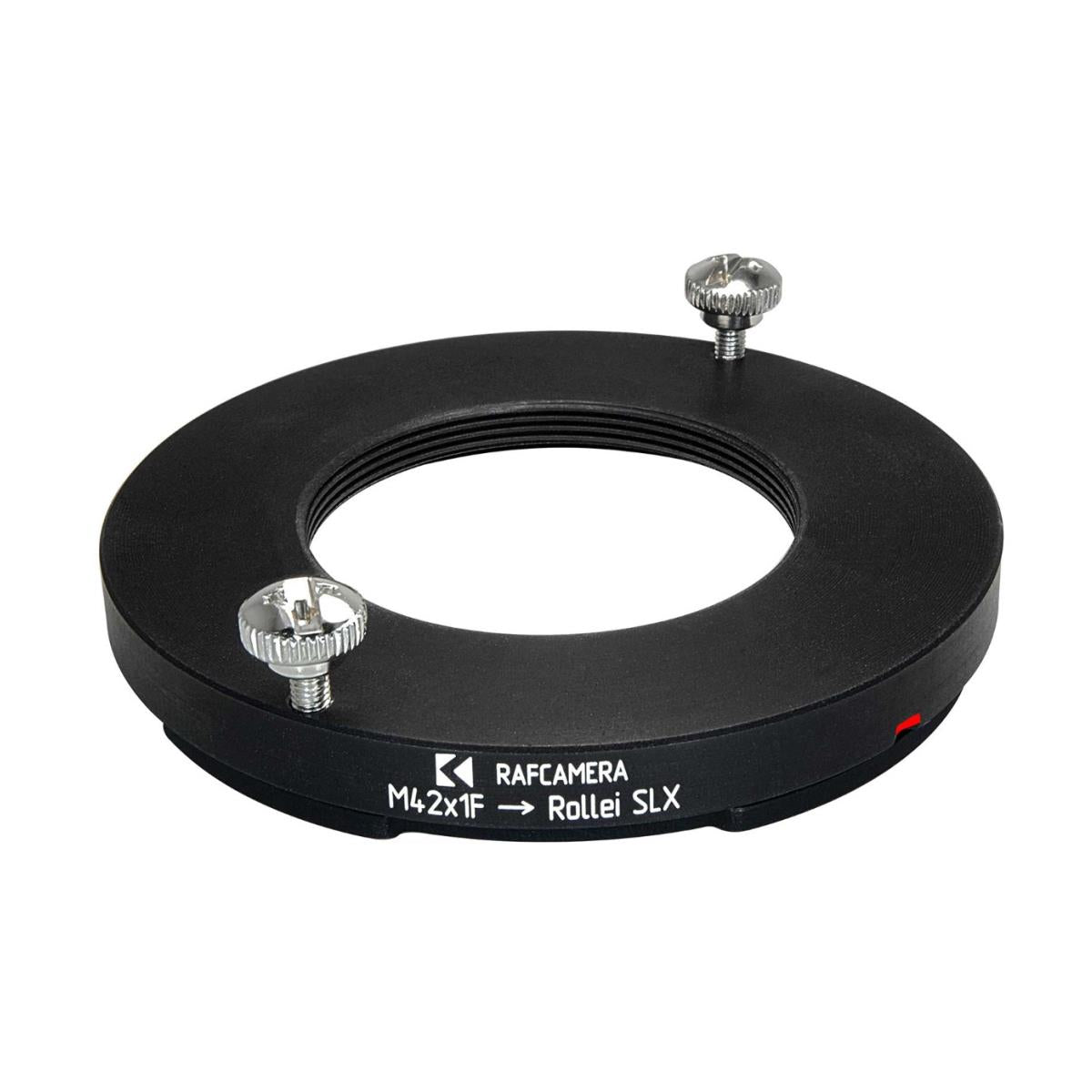 M42x1 female thread to Rolleiflex SLX camera mount adapter
