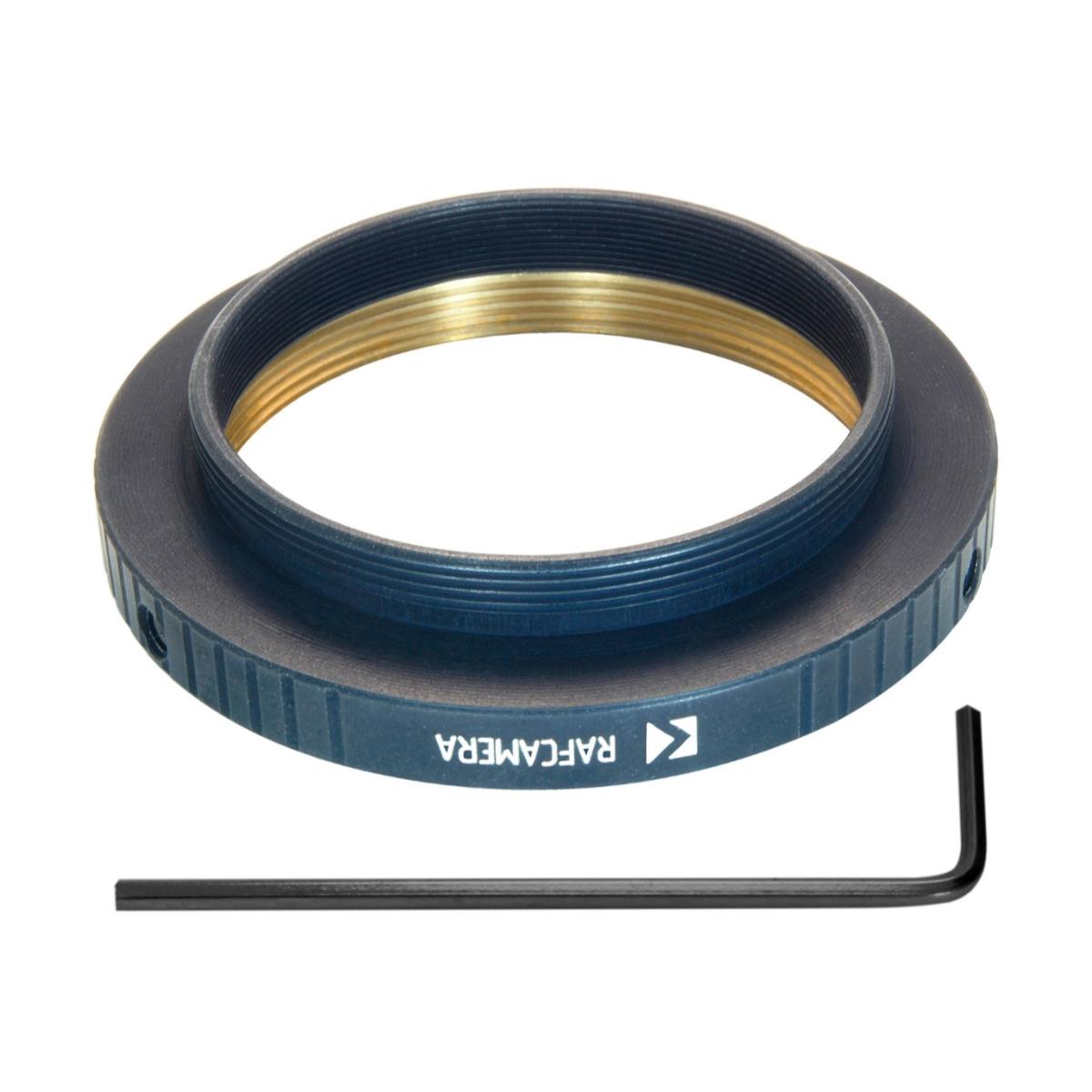 M42x1 female to M42x0.75 (T2) male thread adapter for telescopes, bronze insert