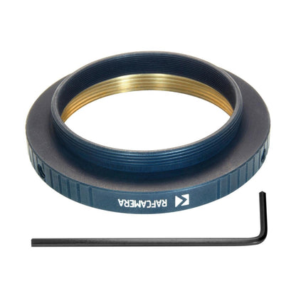 M42x1 female to M42x0.75 (T2) male thread adapter for telescopes, bronze insert
