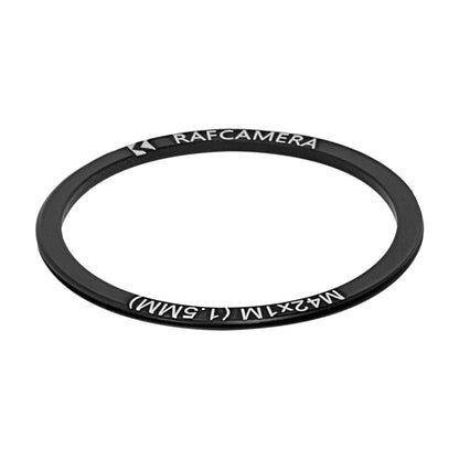 Retention ring with M42x1 male thread to press a lens aperture pin
