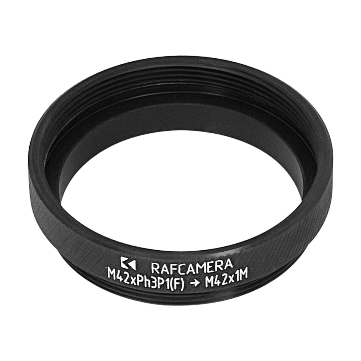 M42xPh3P1 female to M42x1 male thread adapter for Leica Z16 objectives