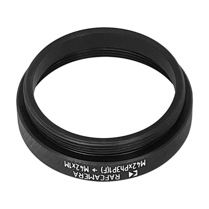 M42xPh3P1 female to M42x1 male thread adapter for Leica Z16 objectives