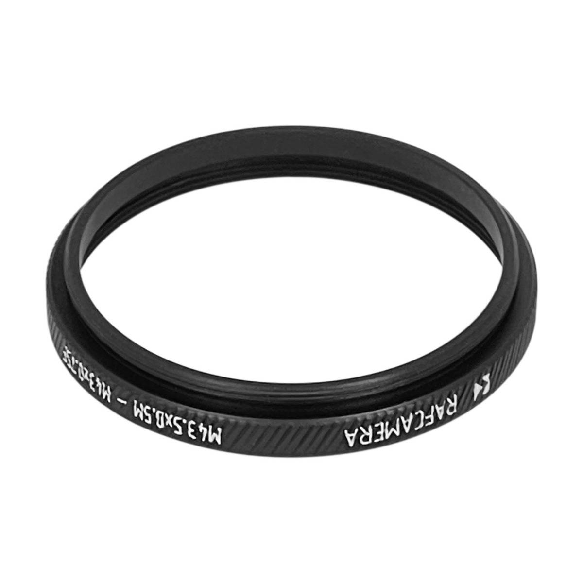 M43.5x0.5 male to M43x0.75 female thread adapter