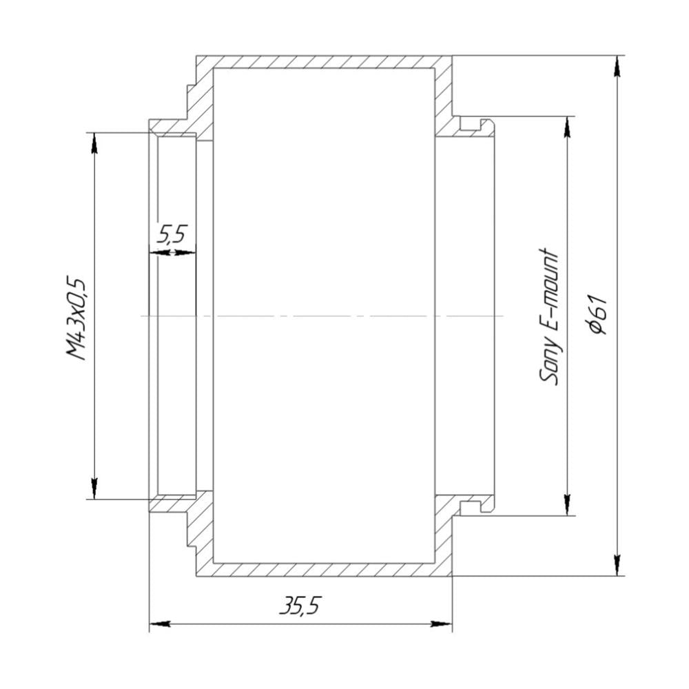 Sony E-mount back for Minolta auto Bellows III