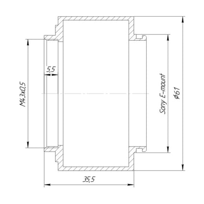 Sony E-mount back for Minolta auto Bellows III