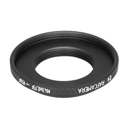 M43x0.75 female to M26x0.7 (36tpi) female thread adapter