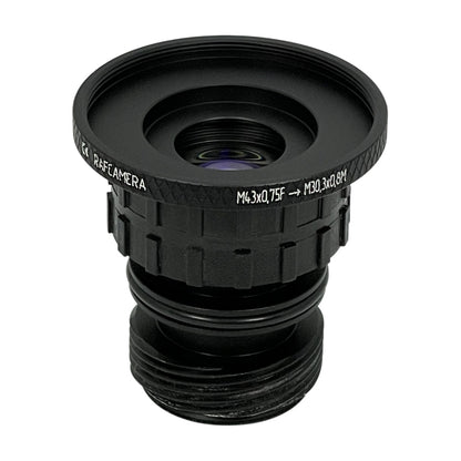 M43x0.75 female to M30.3x0.8 male thread adapter