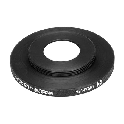 M43x0.75 female to M30.3x0.8 male thread adapter
