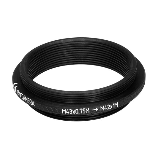 M43x0.75 male to M42x1 male thread adapter