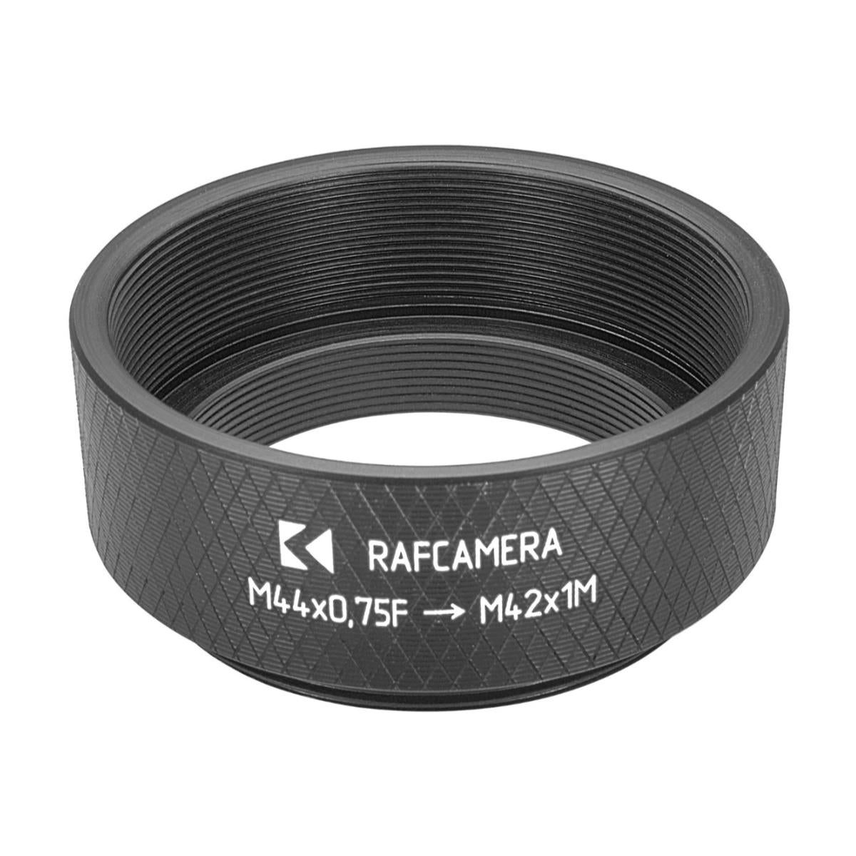 M44x0.75 female to M42x1 male thread adapter