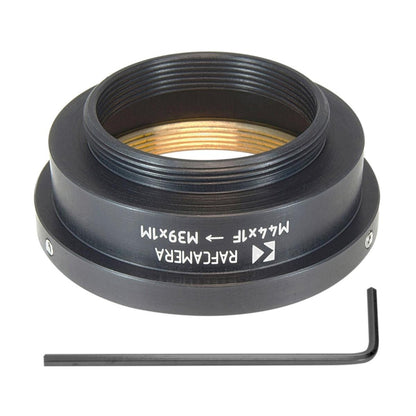 M44x1 female to M39x1 (LTM) male thread adapter, adjustable