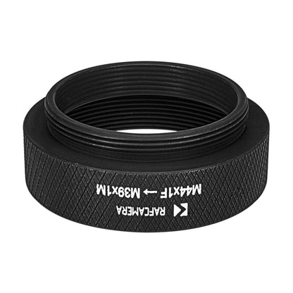 M44x1 female to M39x1 (LTM) male thread adapter