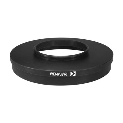 M45x0.75 male to M77x0.75 female thread adapter with 80mm outer diameter
