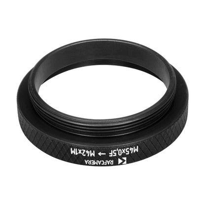 M45x0.5 female to M42x1 male thread adapter