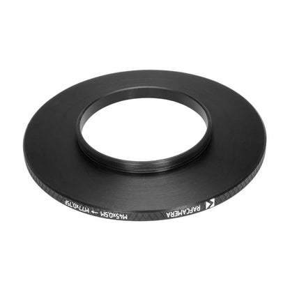 M45x0.5 male to M77x0.75 female thread adapter (filter step-up ring), short
