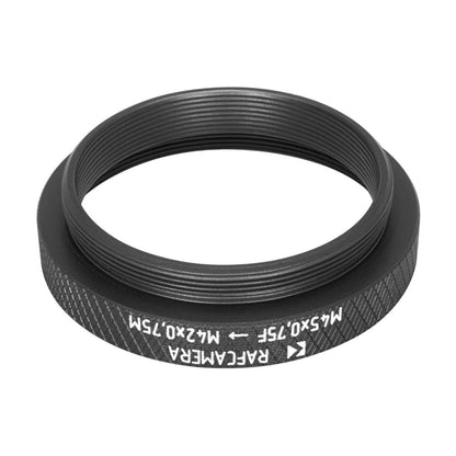 M45x0.75 female to M42x0.75 (T2) male thread adapter