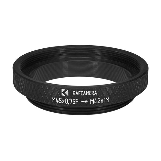 M45x0.75 female to M42x1 male thread adapter