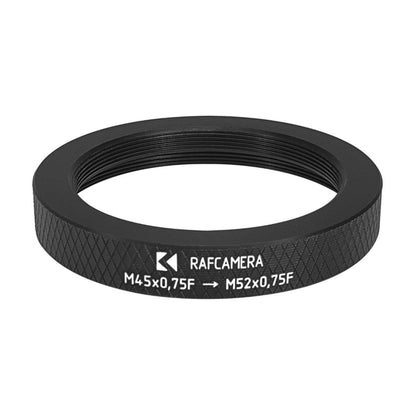 M52x0.75 to M45x0.75 thread adapter for Printing Nikkor 105mm lens
