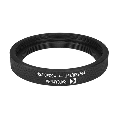 M52x0.75 to M45x0.75 thread adapter for Printing Nikkor 105mm lens