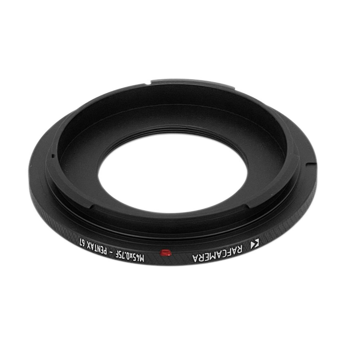 M45x0.75 female thread to Pentax 67 camera mount adapter