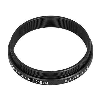 M45x0.75 male to M42x0.75 (T2) female thread adapter