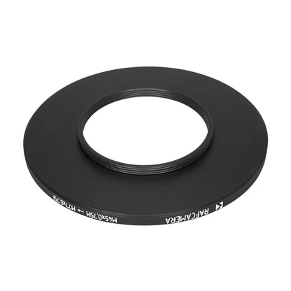 M45x0.7 male to M77x0.75 female thread adapter (45mm to 77mm step-up ring)