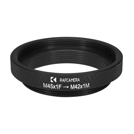 M45x1 female to M42x1 male thread adapter