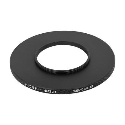 M45x1 male to M82x0.75 female thread adapter