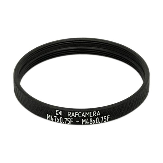 M47x0.75 female to M48x0.75 female thread adapter