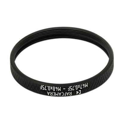 M47x0.75 female to M48x0.75 female thread adapter