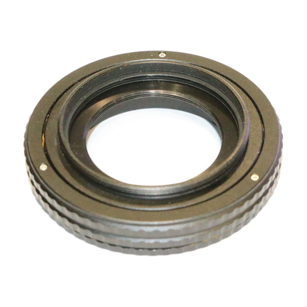 M47x0.75 female to M65x1 male thread adapter for Canon 2/100mm lens