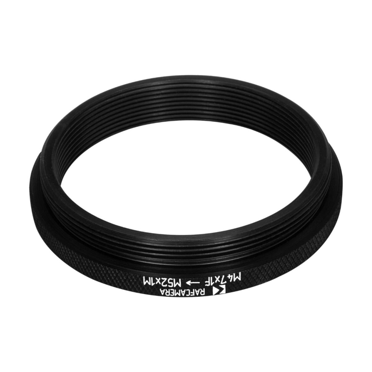 M47x1 female to M52x1 male thread adapter