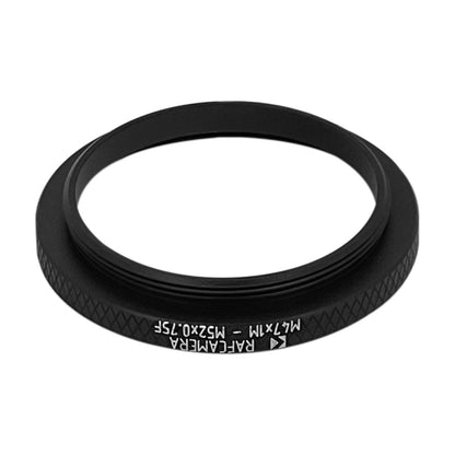 M47x1 male to M52x0.75 female thread adapter