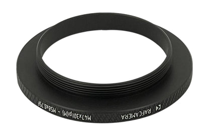 M47x30tpi male to M58x0.75 female thread adapter