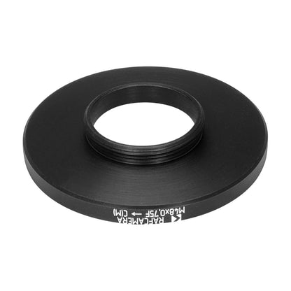 M48x0.75 female thread to C-mount camera adapter