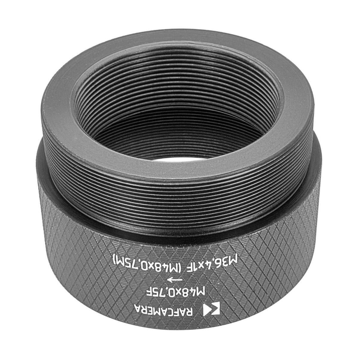 M48x0.75 female to M36.4x1 female (M48x0.75 male) thread adapter