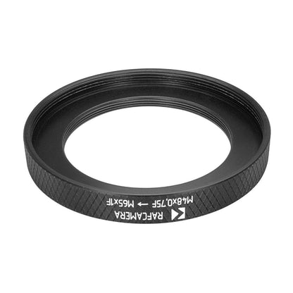 M48x0.75 female to M65x1 female thread adapter