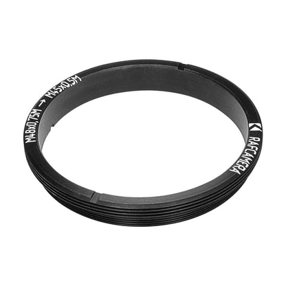 M48x0.75 male to M45x0.5 male thread adapter