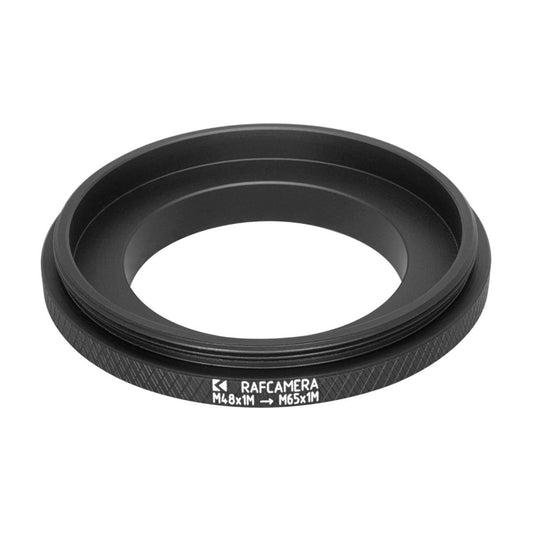 M48x1 male to M65x1 male thread adapter