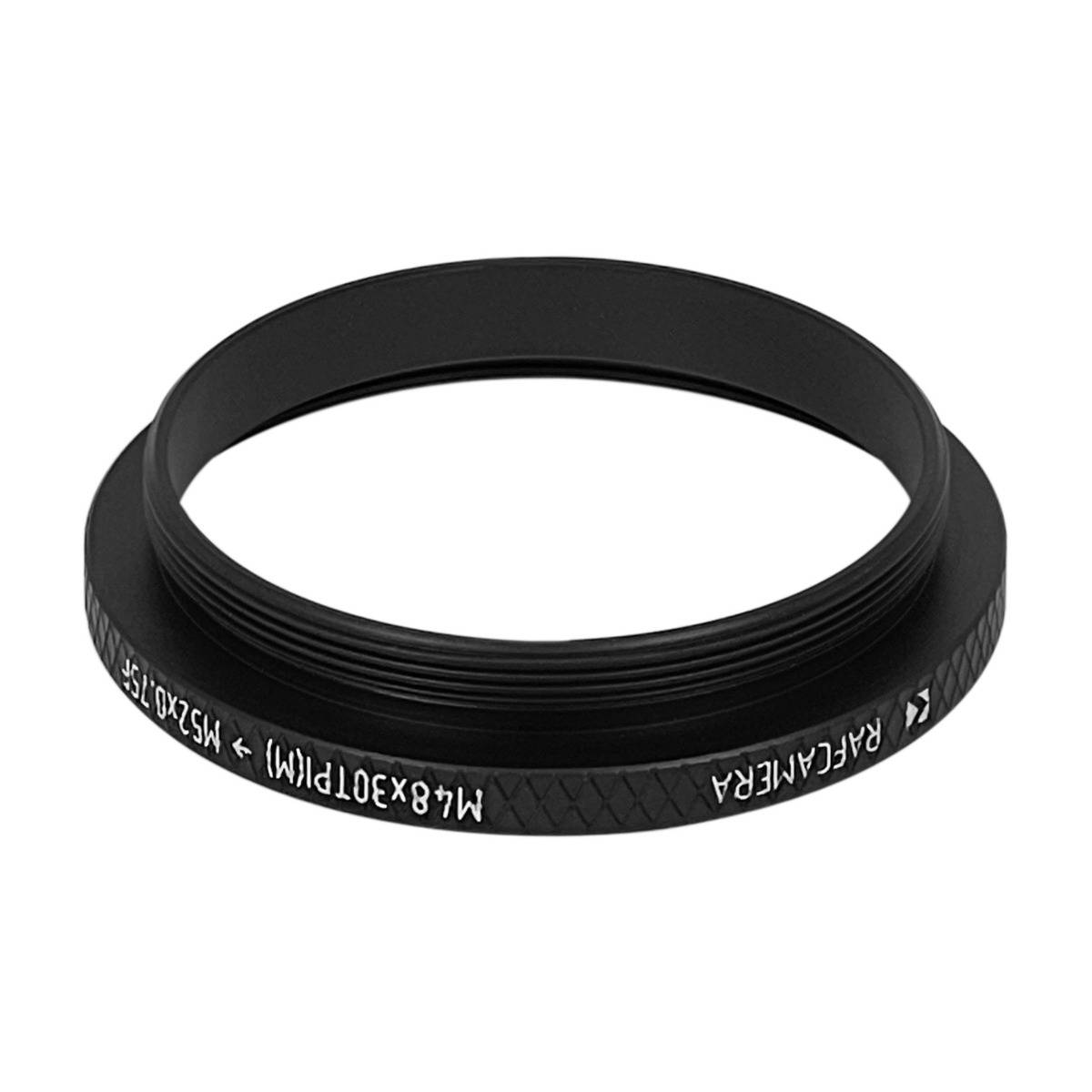 M48x30tpi male to M52x0.75 female thread adapter for Cooke Kinetal lenses