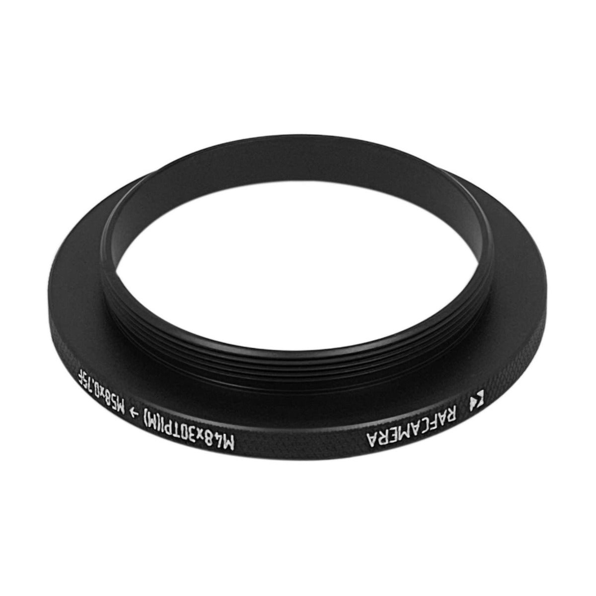 M48x30tpi male to M58x0.75 female thread adapter for Cooke Kinetal lenses